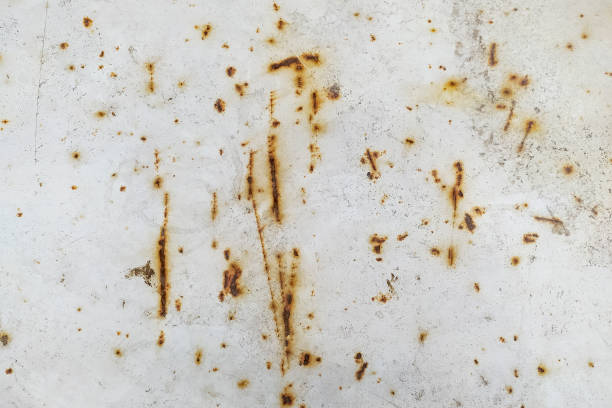 istock Background of old iron. Rusty metal. Rust. Brown, rough material. 1216774606