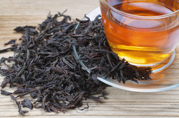 istock Cup of tea with dried leaves 1216775643