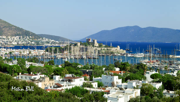 istock Bodrum is a Beautiful Travel Destination in Turkey. Bodrum Castle, Mugla. 1216775683
