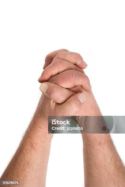 Clenched Hands Stock Photo - Download Image Now - Adult, Color Image, Cut Out