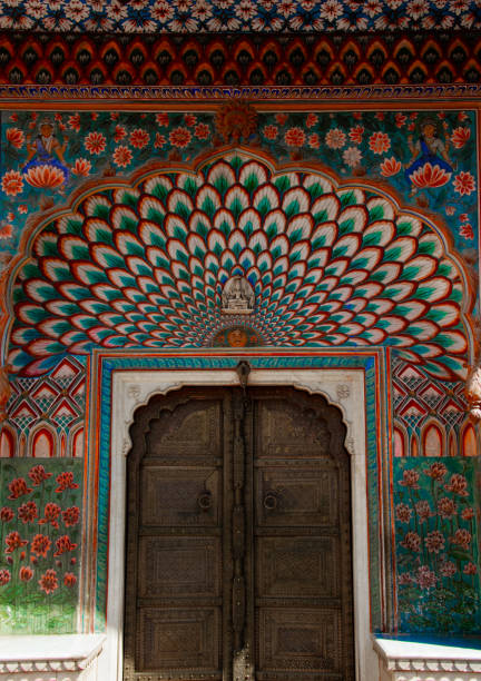 istock Lotus Gate, Jaipur City Palace 1216785418