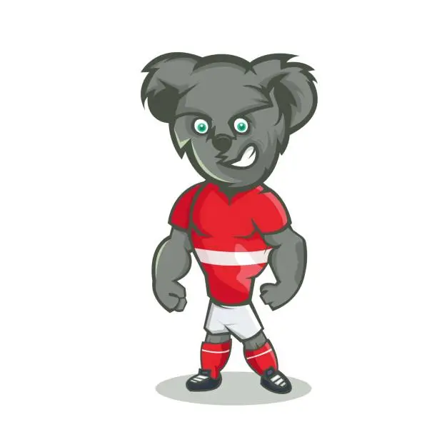 Vector illustration of koala cartoon mascot