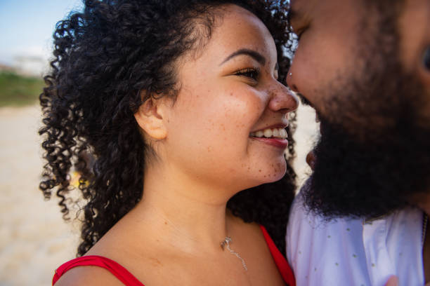 istock Couple on the beach 1216786458