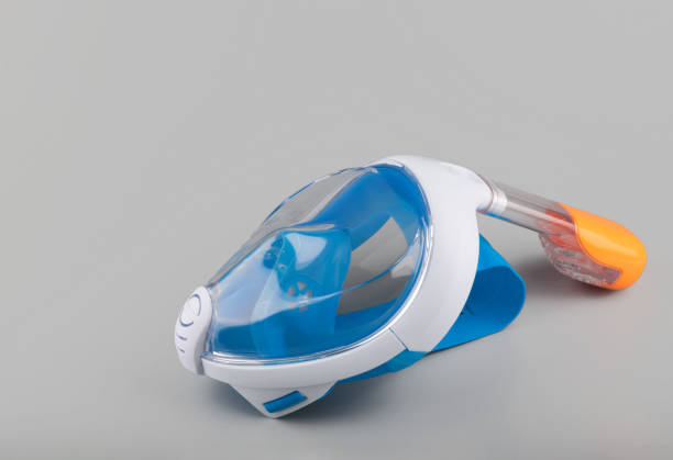 istock Snorkel Diving mask with copy space 1216787020