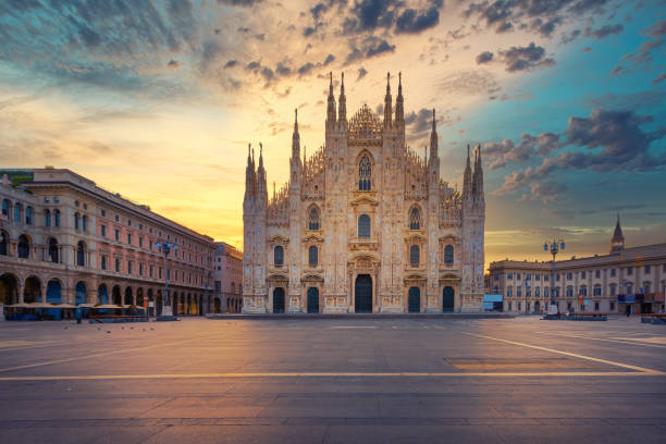 istock Milan Duomo at sunrise 1216791482