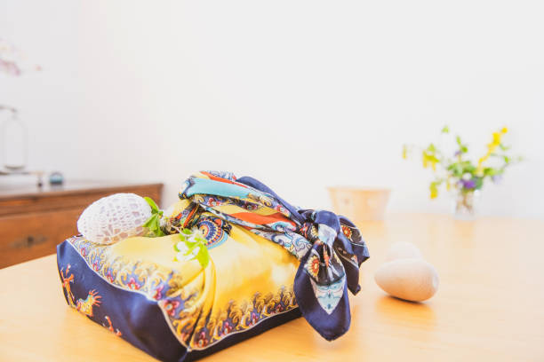 istock Beautiful Furoshiki in Easter, Europe 1216791506
