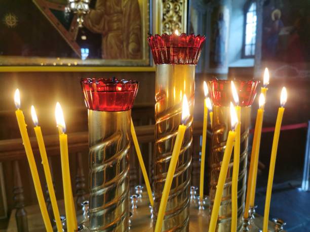 istock candles in Russian church 1216791694