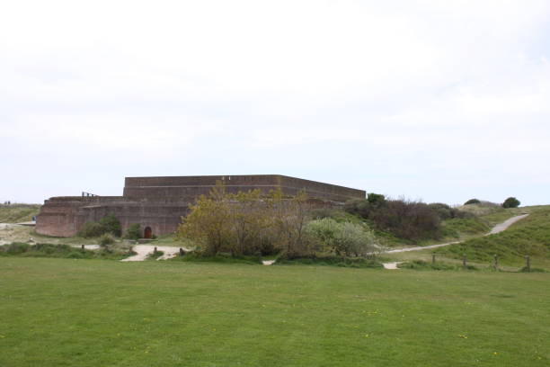 istock Napoleon fortress on the Belgian coast. 1216793151