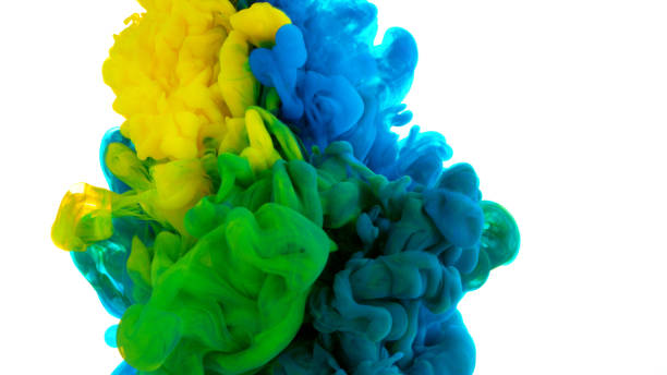 istock Abstract coloured ink in water 1216799277