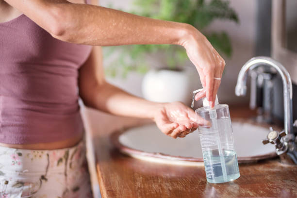 istock Woman washing hands 1216801608