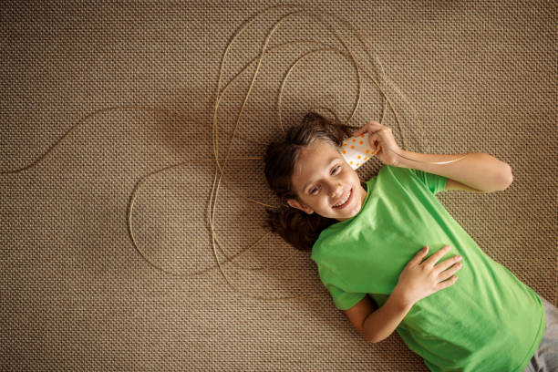 istock Boy playing social distance communication 1216802796