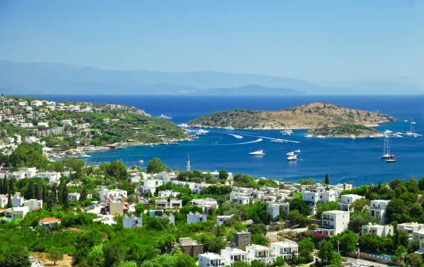 Photo of Bodrum is a town on the southern Aegean coast of Turkey, popular with tourists from all over the world in Mugla.