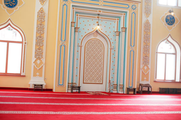 istock Arabic arches and ornaments in the interior. Moroccan interior. 1216815980