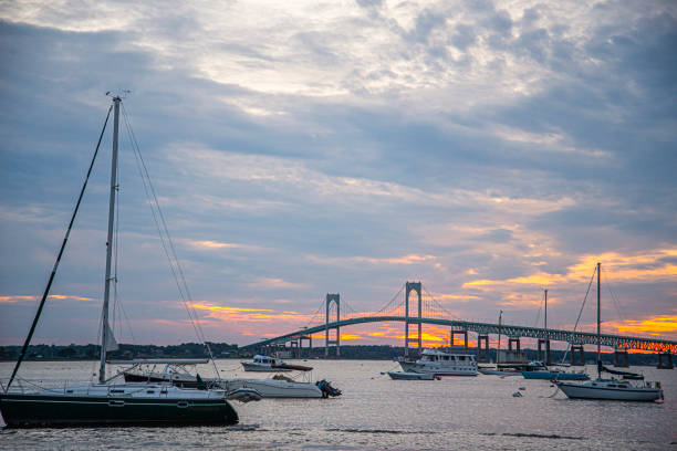 istock Sunset in the marina 1216816639