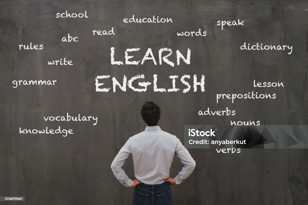 學習英語概念 - 免版稅英語圖庫照片