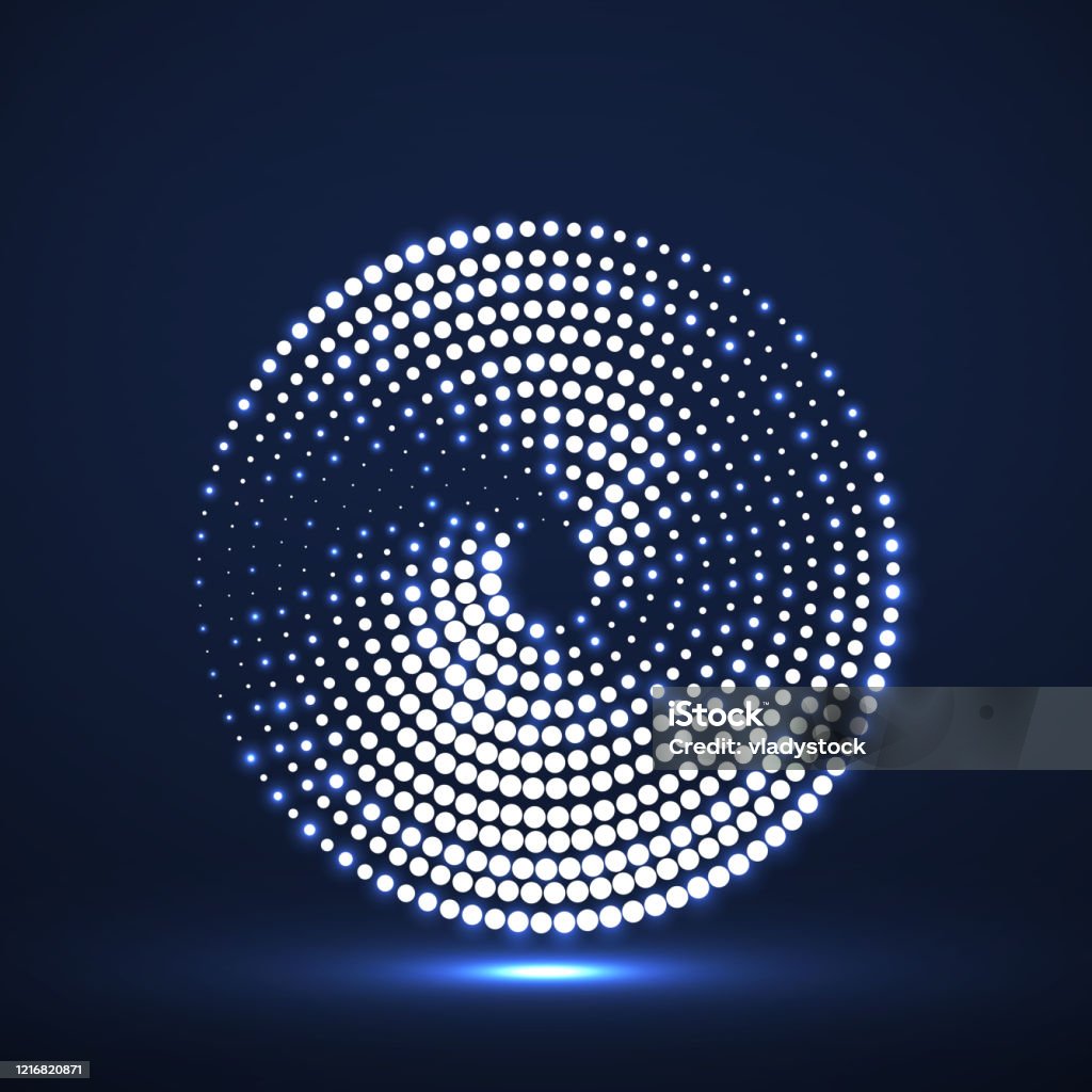 Cercles Pointill s Au N on Abstrait Cercle Ddemiteinte De Points cercles-pointill-s-au-n-on-abstrait-cercle-ddemiteinte-de-points