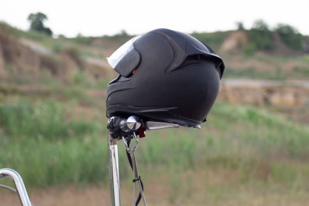 istock biker helmet. bikers. safety first 1216822283