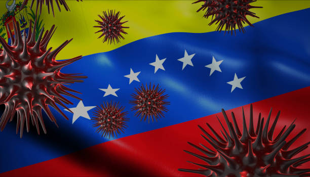 istock Corona Virus Outbreak with Venezuela Flag Coronavirus Concept 1216830462
