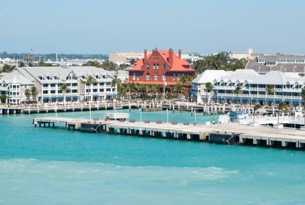 istock Key West Town Cruise Ship Pier 1216831076