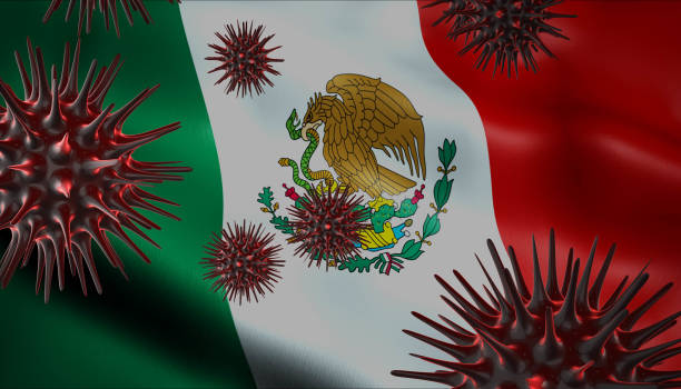 istock Corona Virus Outbreak with Mexico Flag Coronavirus Concept 1216831079