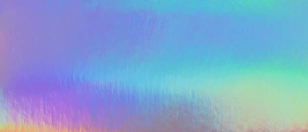 istock Abstract trendy rainbow pastel colored holographic banner background 1216832007