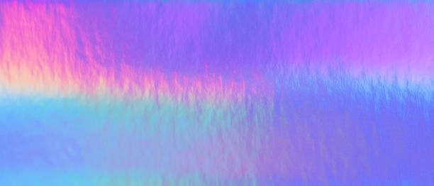 Abstract trendy rainbow pastel colored holographic banner background