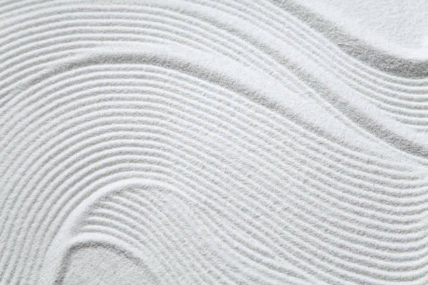 modèle blanc de sable - motif en vagues photos photos et images de collection