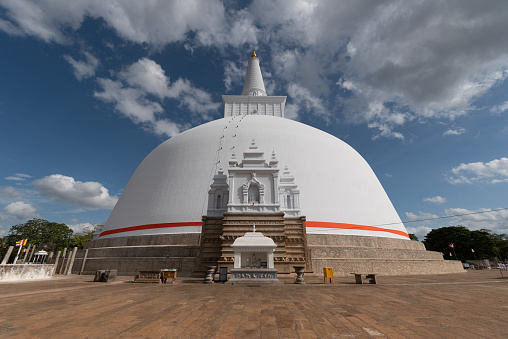 The Ruwanwelisaya is a stupa and a hemispherical structure containing relics, in Sri Lanka, considered sacred to many Buddhists all over the world.