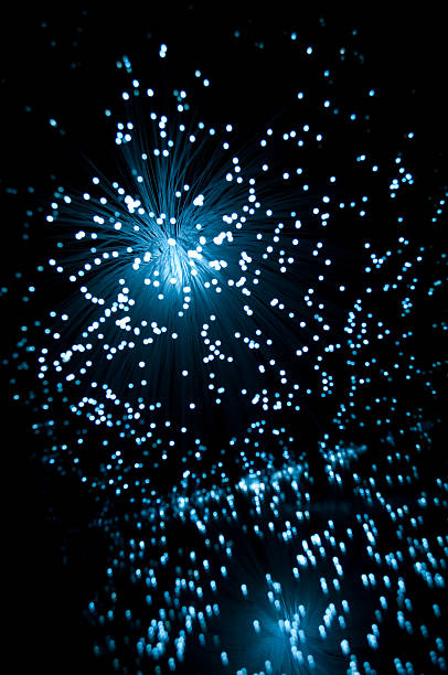 istock Abstract fibre optics and reflections. 121684244