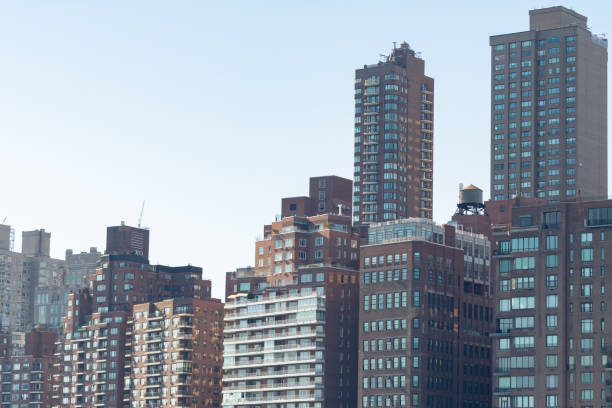 istock Upper East Side New York City Skyline with a Clear Blue Sky 1216843333