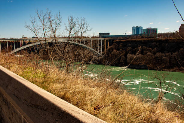 istock Photo of Niagara falls Canada on a sunny spring day 1216844056