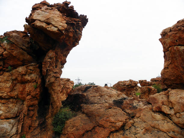istock rock formation by extreme weathering 1216845303