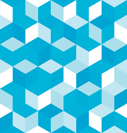 Seamless Pattern Of Colored Cubes Endless Multicolored Cubic Background ...