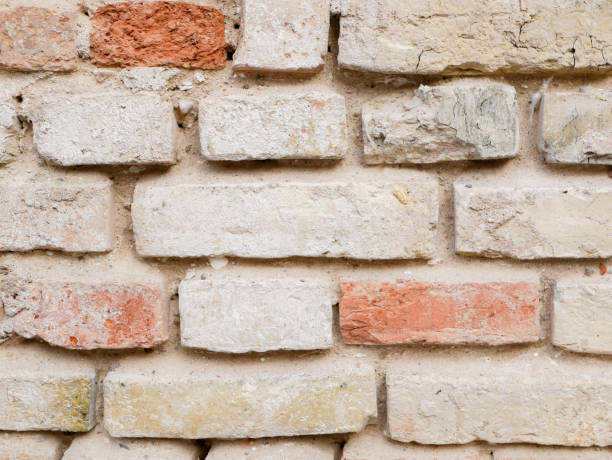 istock old brick wall closeup. Background of bricks. Background texture 1216847003