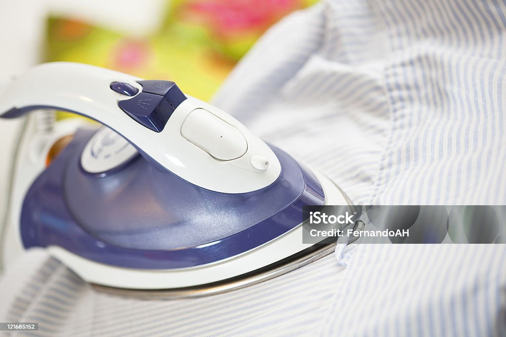 Ironing  Iron - Appliance Stock Photo