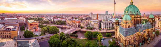 Berliner dom after sunset, Berlin