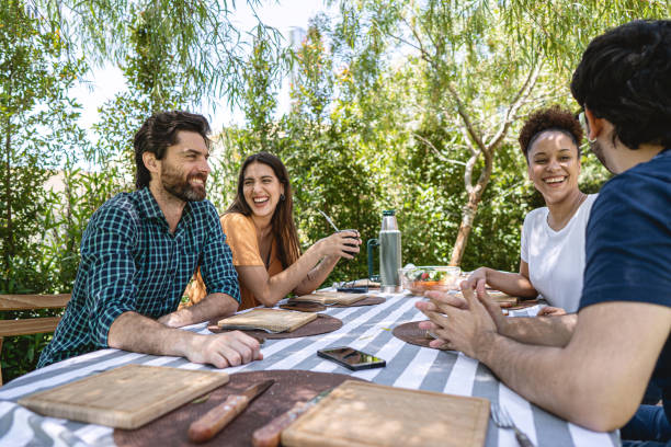 istock Multi-ethnicity family bonding during a lunch in a restaurant 1216857718