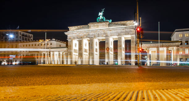 istock Brandenburg gate at twilight in summer, Berlin 1216858632