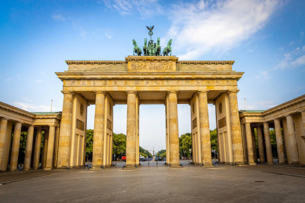 istock Brandenburg gate in summer day, Berlin 1216858739