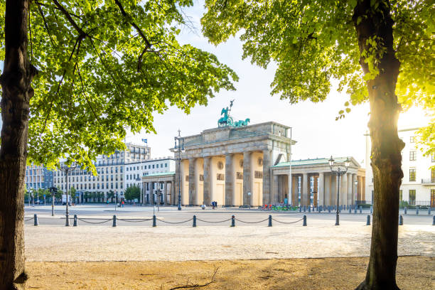 istock Brandenburg gate in summer day, Berlin 1216859409
