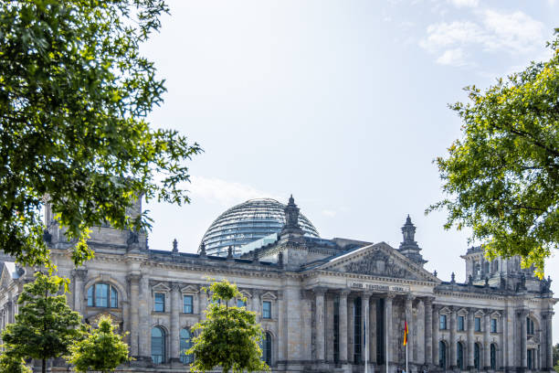 istock View of Reichstag in summer day, Berlin 1216859635