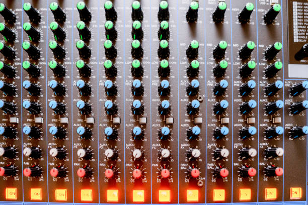 istock Musical Concert Sound Recording Console 1216866769