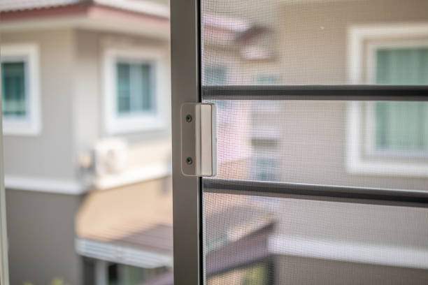 istock mosquito net wire screen on house window protection against insect 1216869264