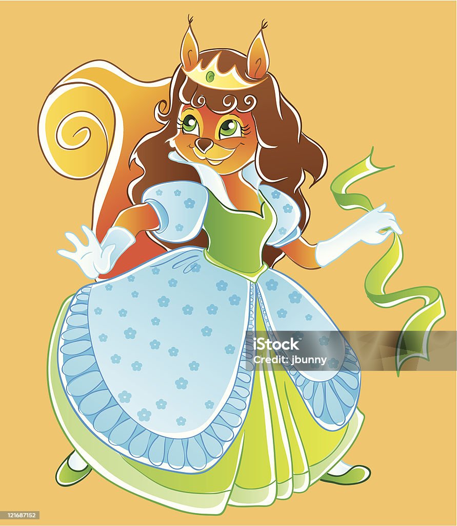 Squirrel Princess Squirrel Princess Stock Illustration - Download Image Now - Animal ...