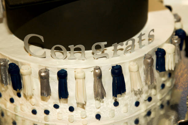 istock closeup education school graduation congrats cap chocolate cake decorations 1216872265