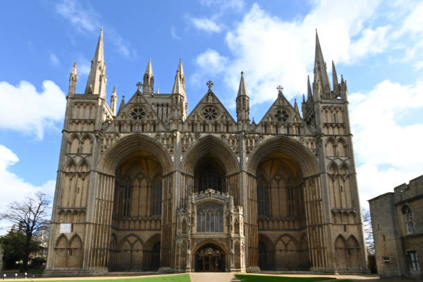 istock Gothic Peterborough Cathedral Cambridgeshire England UK 1216877632