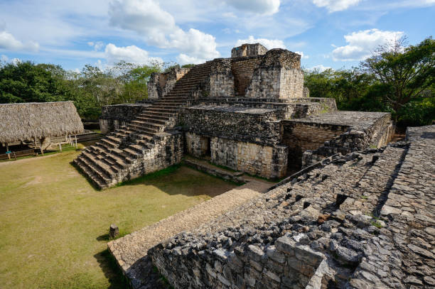 istock Ek' Balam archaeological site in Yucatan, Mexico 1216884124