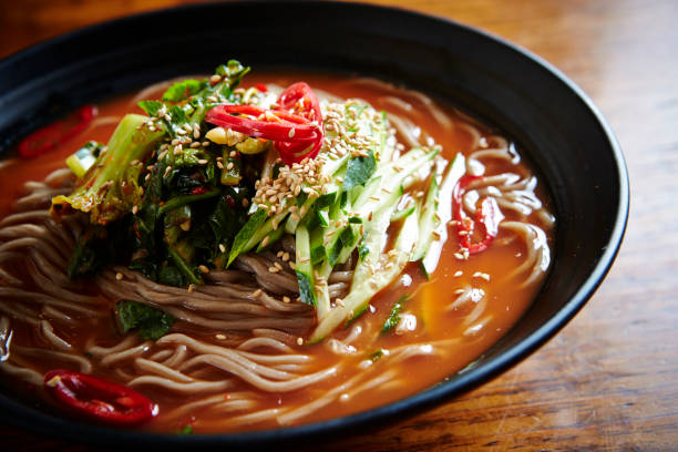 istock Korean spicy soba noodle 1216889881