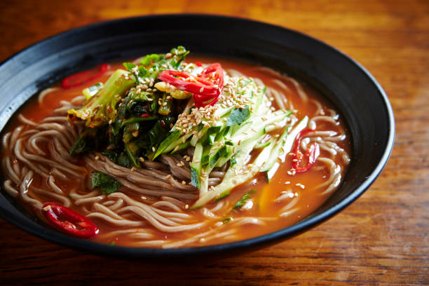istock Korean spicy soba noodle 1216889906