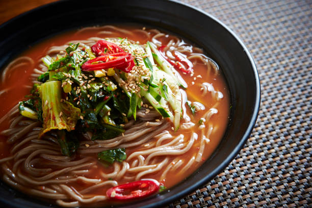 istock Korean spicy soba noodle 1216889920